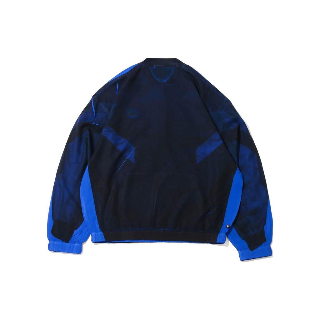 Adidas Originals Kangaroo Pocket Half-Zip Color Block Baseball Jacket Men Jackets Blue HC0426