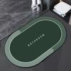 Soft Diatom Mud Absorbent Mat Bathroom Floor Mat Non-Slip Toilet Floor Mat Bathroom Toilet Carpet Entrance Door