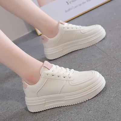 Wszechstronne codzienne damskie buty na grubej podeszwie typu board shoes dla nowych studentek