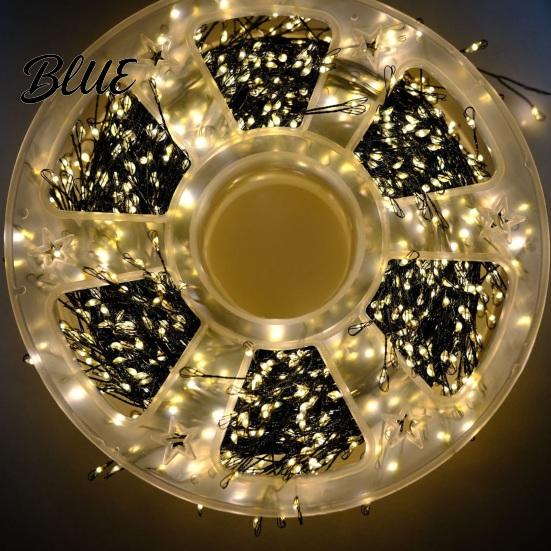 Complex Pattern String Beaded Indoor Waterproof 8 Copper Wire Lights LED Modes Light And Outdoor