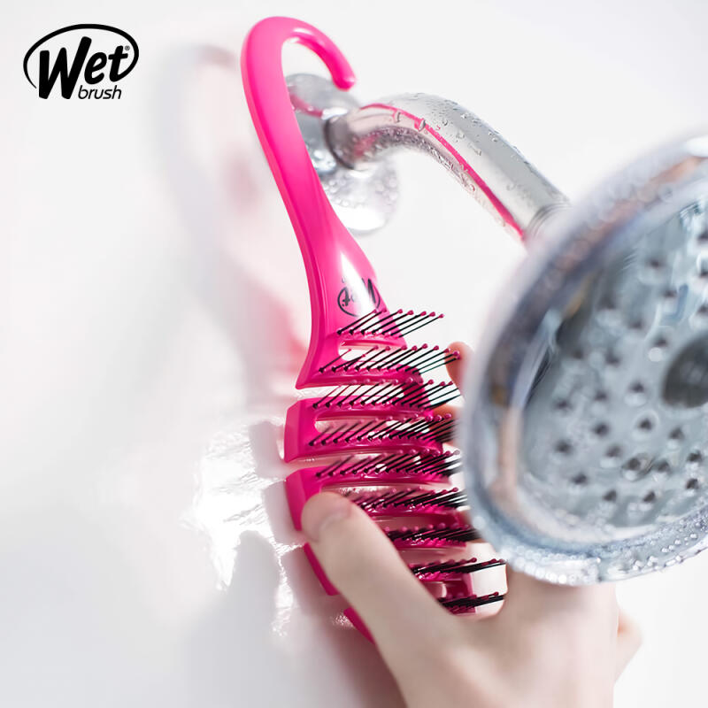 Hairbrush, shower detangler, washable brush, shampoo comb