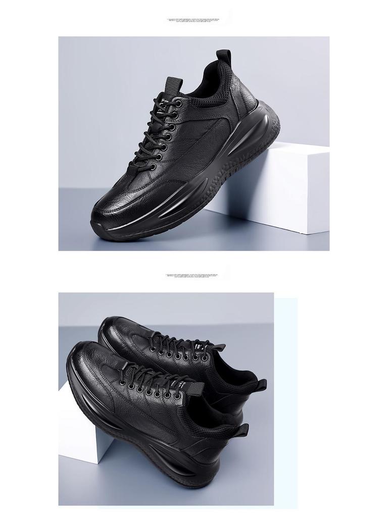 2025 Men's Spring & Autumn Trendy Casual Leather Sports Shoes