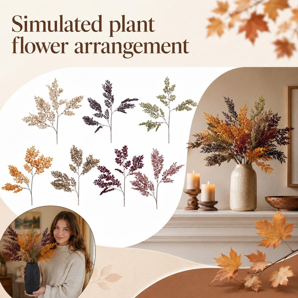 Long Stem Artificial Baby's Breath Faux Flowers for Home Decor Wedding Party Hotel Arrangements