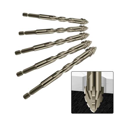 Tungsten Alloy 5pcs Eccentric Drill Bits for Efficient Material Drilling