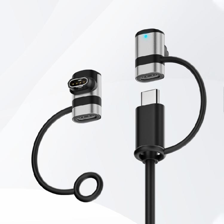Premium Aluminum Charging Adapter Suitable For Watches Overload Protective Portable Design Seamlessly Type C Connection