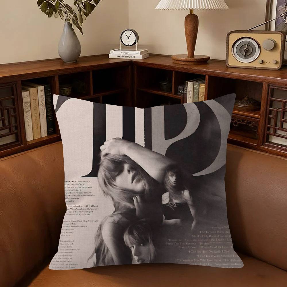 Pillow Cover Sofa Cushion Cover Home Room Decoration Children Gift Singer T-Taylor Album Swift
