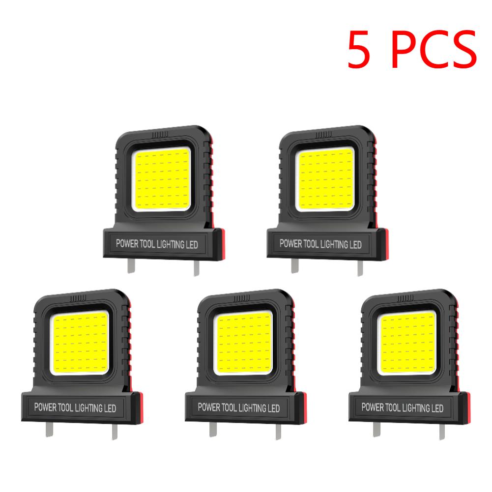 1-10PCS Power Tool Accessories LED Work Light for Makita for Milwaukee for Dewalt for Dayi Lomvum Zhipu 20V-21V Lithium Battery