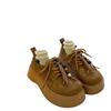 Retro Lace Up Small Height Increasing Loafers for Women 2025 Autumn New Casual Versatile Thick Soled Boken Shoes Single Shoe
