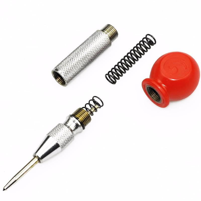 Hot Automatic Center Punch Spring Loaded Chrome Rivet Screw Auto Mark Hole Length 130mm