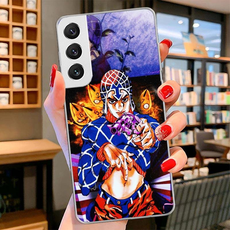 JoJo Bizarre Adventure Cover Phone Case For Samsung Galaxy S26 S25 Edge S24 Ultra S23 S22 Plus S21 S20 FE Soft Fundas Shell Gala