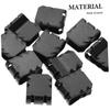 Mobestech 10pcs Fender Buckle Metal Clips and Fasteners Wire Cover Car Door Panel Buckle