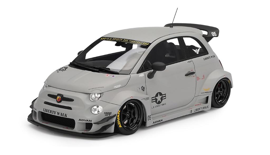 Sunrich TOP SPEED Scale Abarth 595 x Abarth Works Fighters Finished Model TS0622 1/18 LB-WORKS
