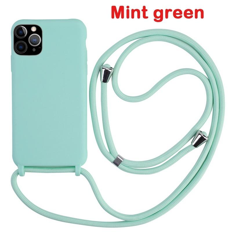 Custodia Laccetto a Tracolla in Silicone per IPhone 16 15 14 13 12 11 Pro Max XSMAX XR 8 7 Samsung S25 S24 S23 S22 S21 Ultra Plus S21FE A15 A55 A16 A53 A14 A54
