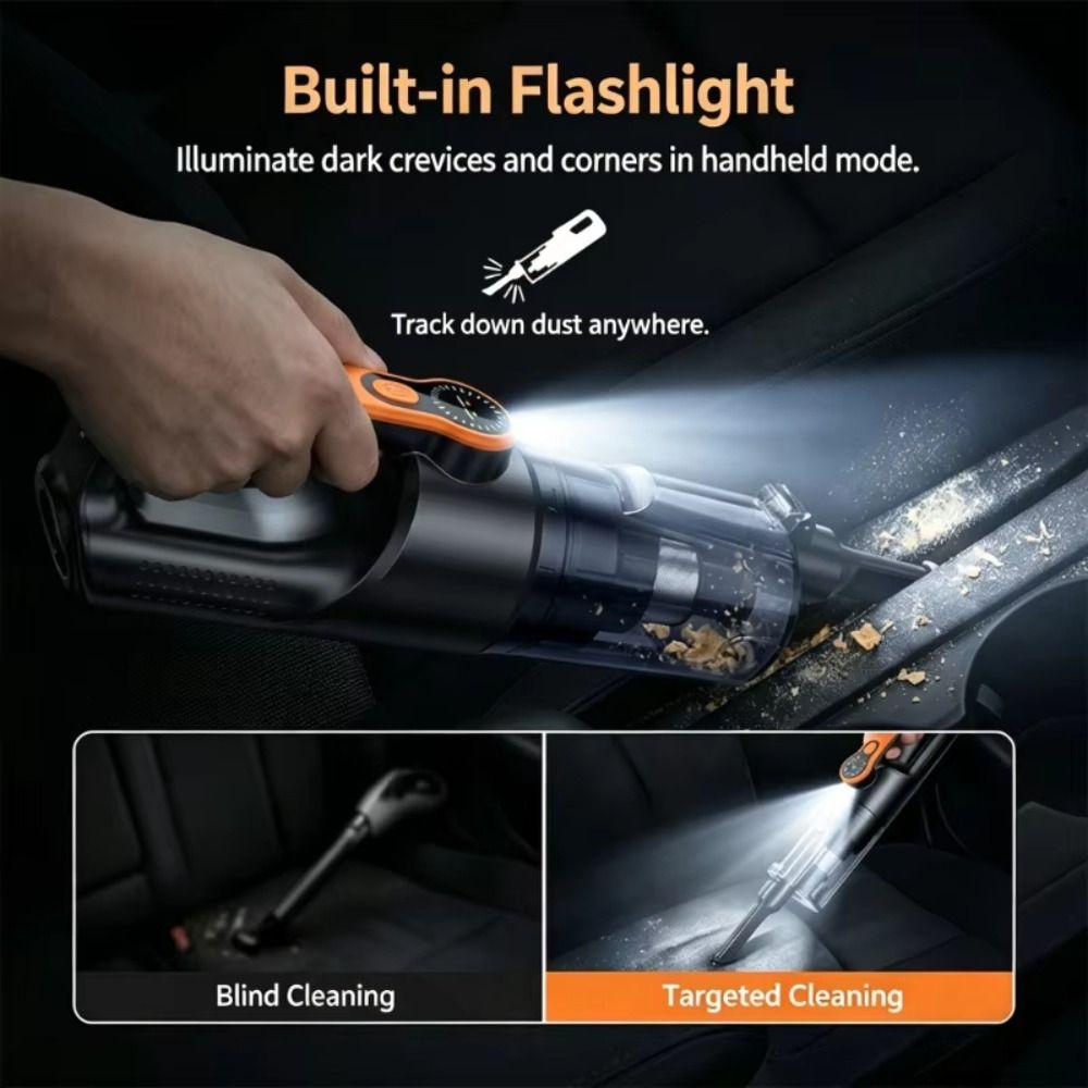 Cordless Car Vacuum Cleaner 17000pa Car Dust Collector Set Dust Buster Auto Use