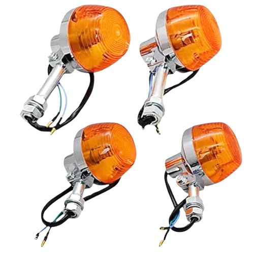TIGRE BLANC CB250T CB400F CL350 Motorcycle Turn Signal CB High Brightness Orange Amber 12