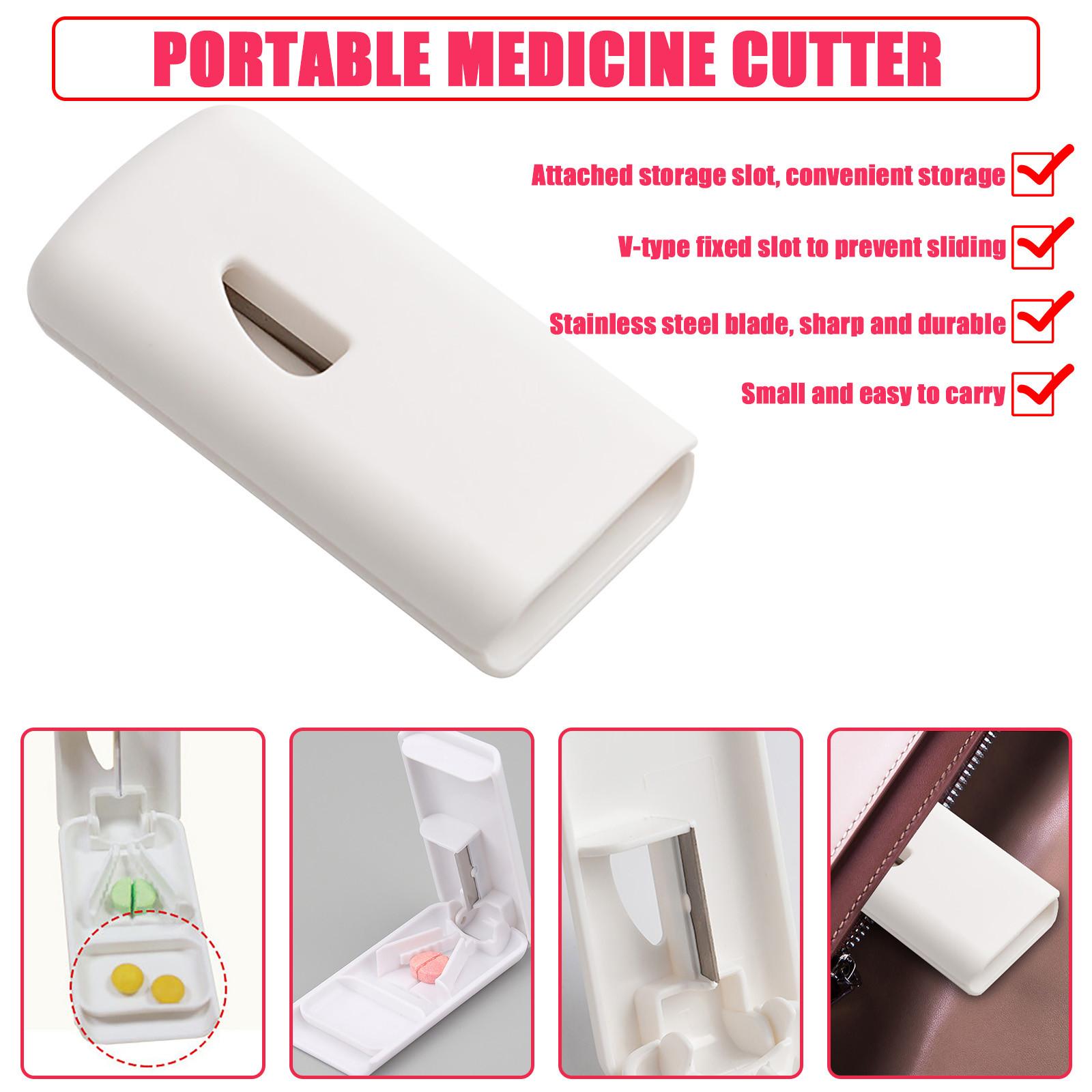 

(Никита) Резак-диспенсер для таблеток, белая коробка с разделителем Oneintwo Cutter