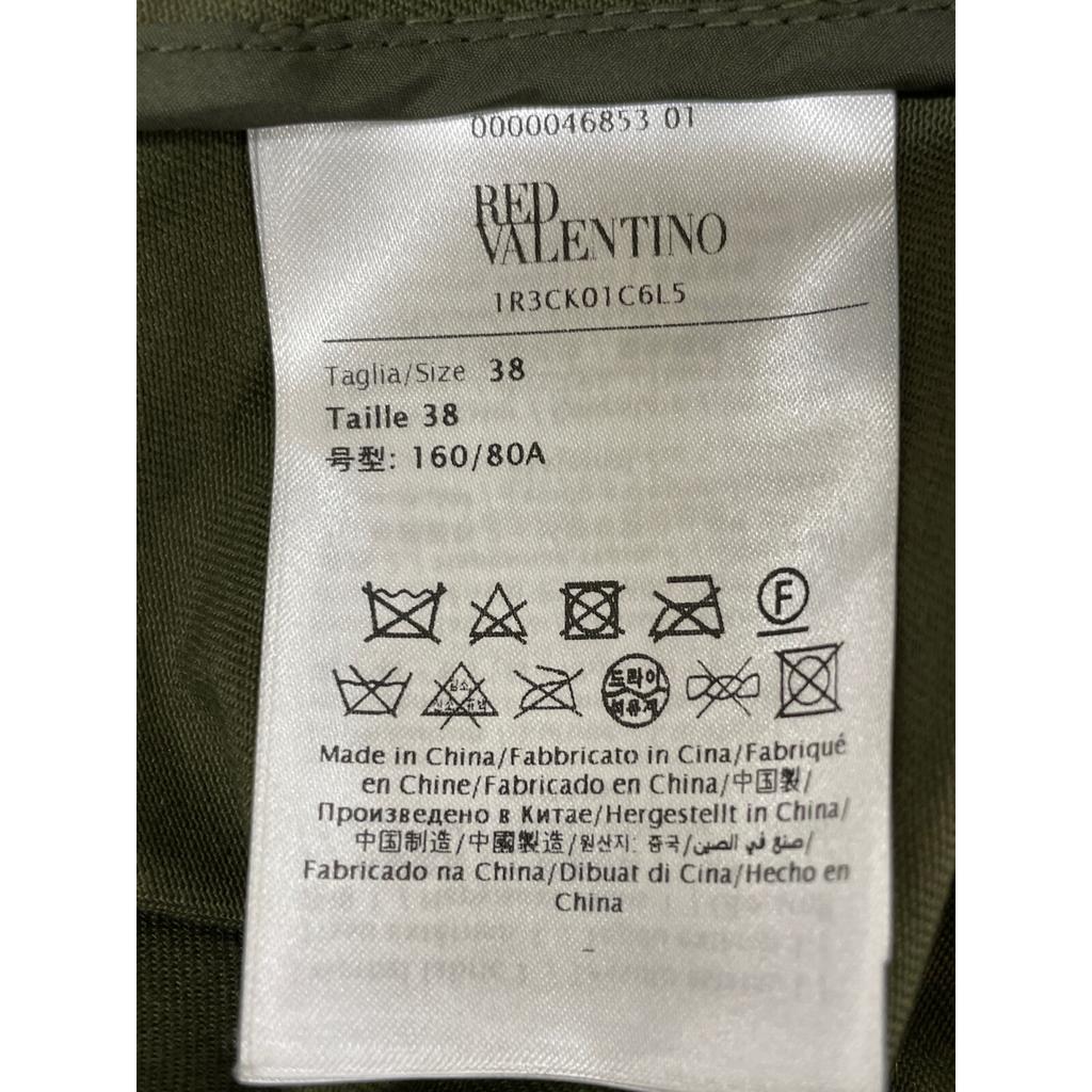 RED VALENTINO 1R3CK01C6L5 Khaki Boa Liner Mod Coat coat 38 khakiUsed