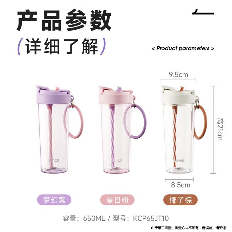 

Supor Portable Plastic Straw Cup