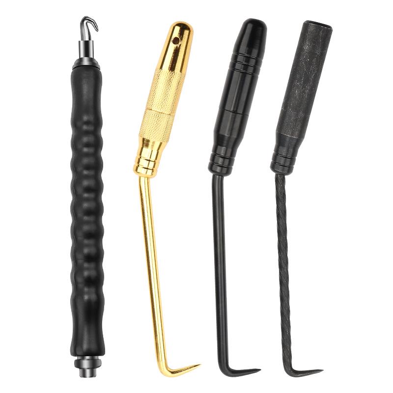 High Hardness Semi-Automatic Threaded Rebar Tying Hook for Core Steel Binding