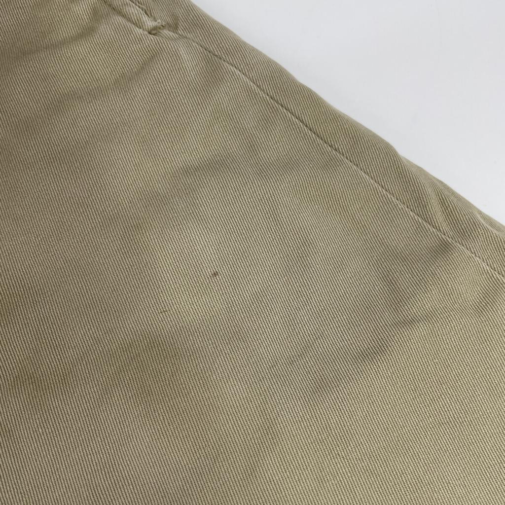 U.S.ARMY 60's Beige M-45 Chino Pants with RAPID Double Claw Zipper and 4 Pockets Bottoms Not Written beigeUsed