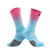 Training Socks Striped Patchwork Achilles Tendon Protection Breathable Non-Slip Towel Bottoms Anti-friction Soccer Socks for Adult