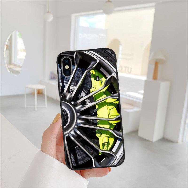 CJ97 Supercar Wheel Car Calipers Phone Case for Samsung Galaxy S20 S21 S22 Ultra FE + Plus A21S A22 A24 A25 A26 A30 A30S A31