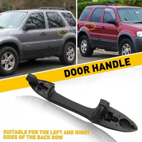 

Задняя наружная дверная ручка для 00-2007 Focus Ford 01-2006 Mazda Tribute Черная EXV