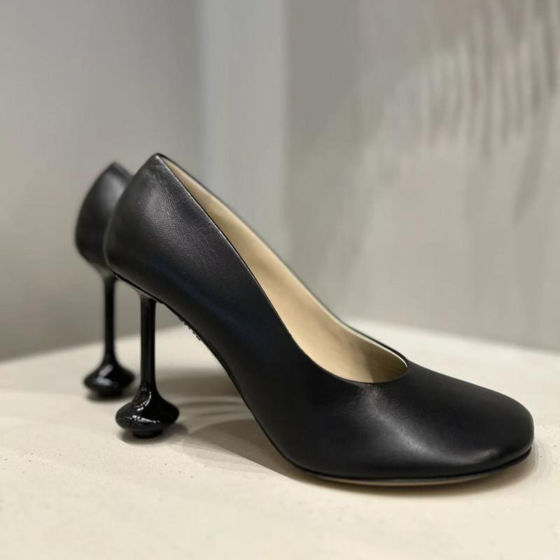 Fashion Star Style Fashion Square Toe Soft Leather Women Pumps Spring Autumn Office Lady Stiletto High Heels Female Party Dress Shoes