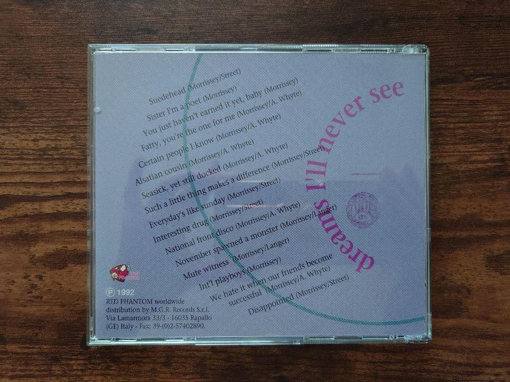 [USED] Bootleg MORRISSEY Morrissey The Smiths dreams I'll…