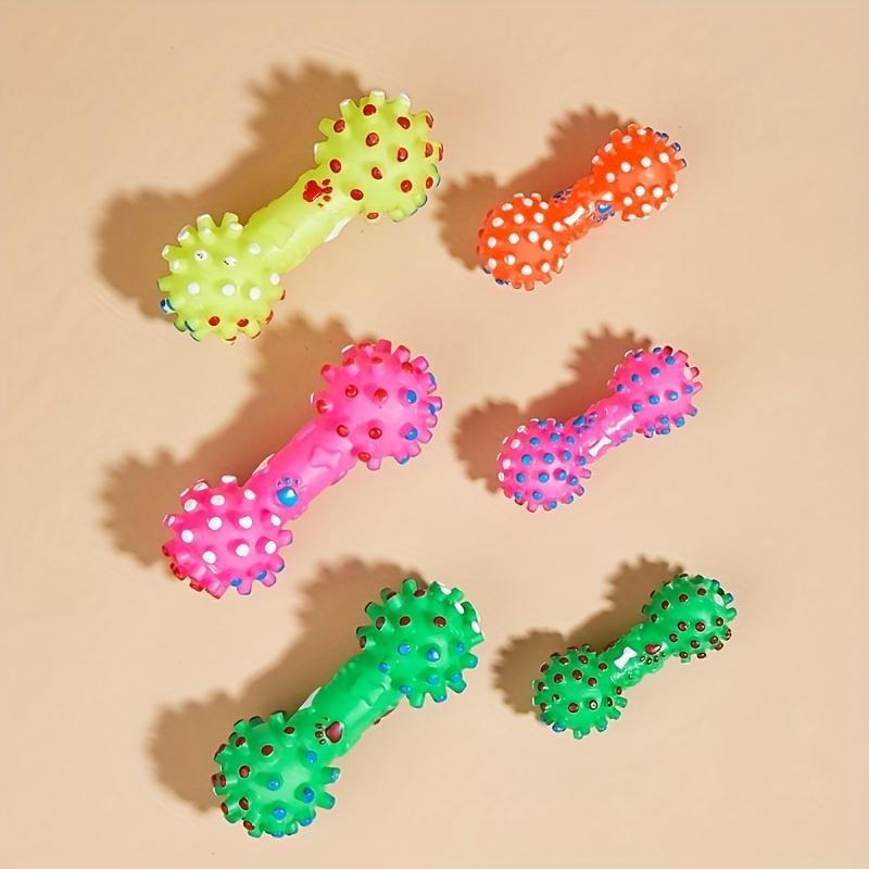 1pc Pet Chewing Squeaky Toy, Random Style Sent, Dog Bite Resistant Rubber Toy for Small Medium Dogs
