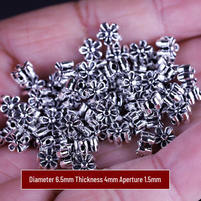 Θιβετιανό Ασήμι Χάντρες Λουλούδι: Αξεσουάρ για Κρεμαστά και Βραχιόλια DIY