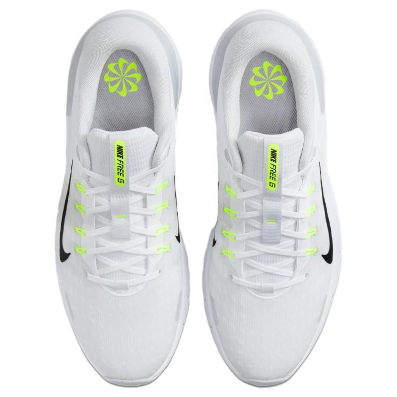 Nike Gratis Golf Next Nature Hvit Pure Platinum Ulvegrå Svart Sneakers FN0332-101