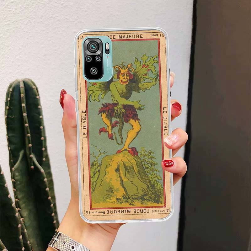 Tarot Cards Reading Art For Xiaomi Poco X7 X6 X5 X4 Nfc F7 Ultra F6 F5 Pro Phone Case F4 Gt F3 M6 M5 M4 M3 5G Fundas Cover Coque