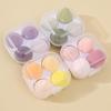 Beauty Egg Makeup Svampsett: Elastisk luftpute, Powder Puff Tool