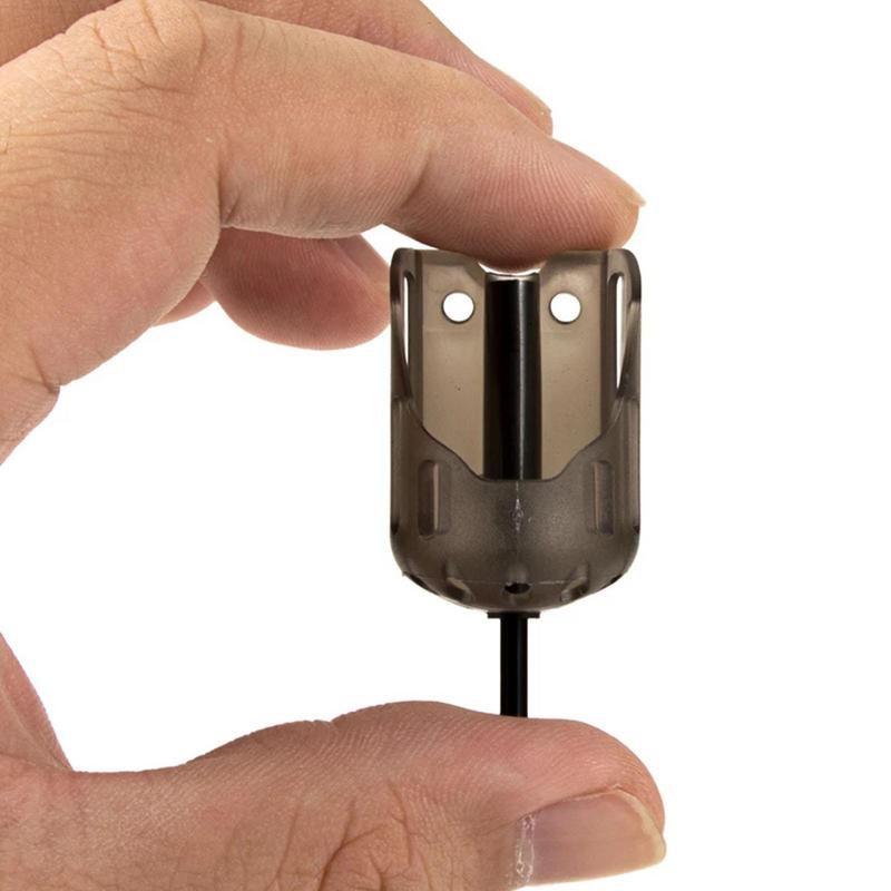 Fishing Bait Cage Carp Fishing Maggot Pellet Feeder Bait Trap Cage Inline Grub Feeders Fishing Feeders Bait Cage Holder Tackle