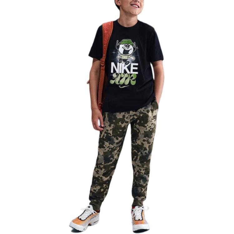 

Nike Kids T Shirts Crew Neck Moderate HV5209-010 L