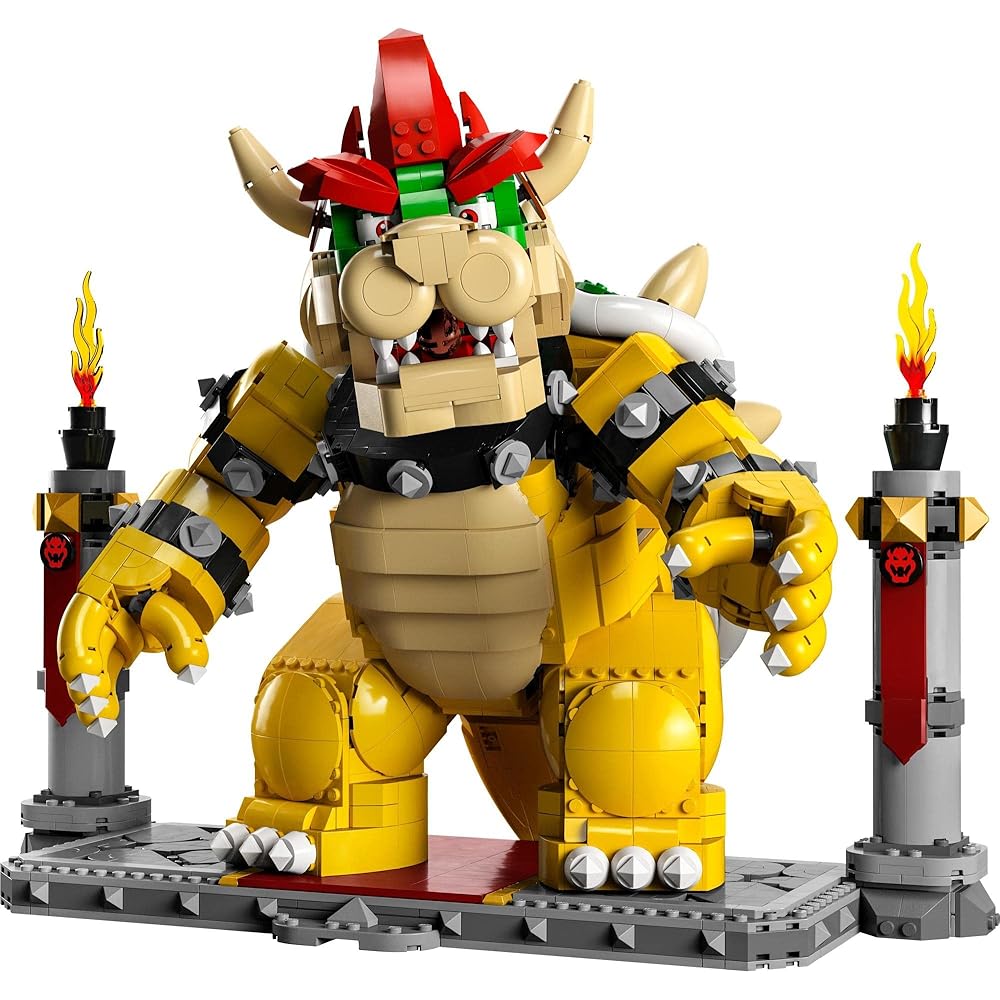 LEGO Super Mario Bowser Toy Building Blocks Set 71411 for Kids and Adults