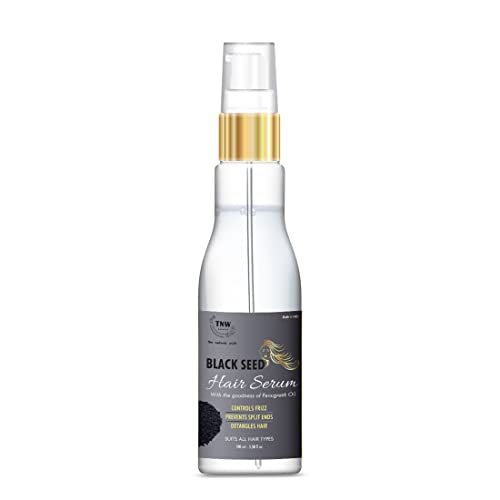 

TNW-The Natural Wash Black Seed Hair Serum 100ml | Enriched With Fenugreek & Essential Oils | For Frizzy & Damaged Hair | Smooth Silky Touch & In