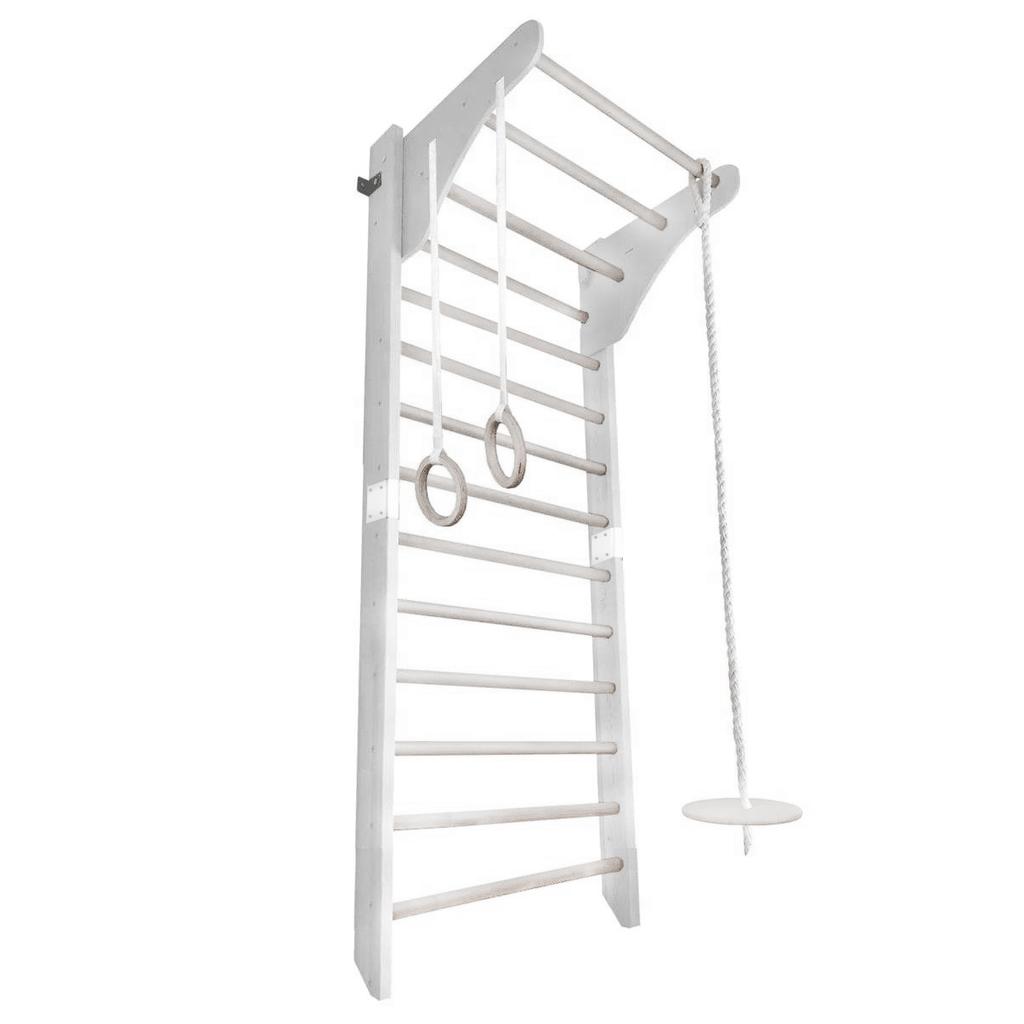 Kinder Wood Gymnastics Ladder White EU