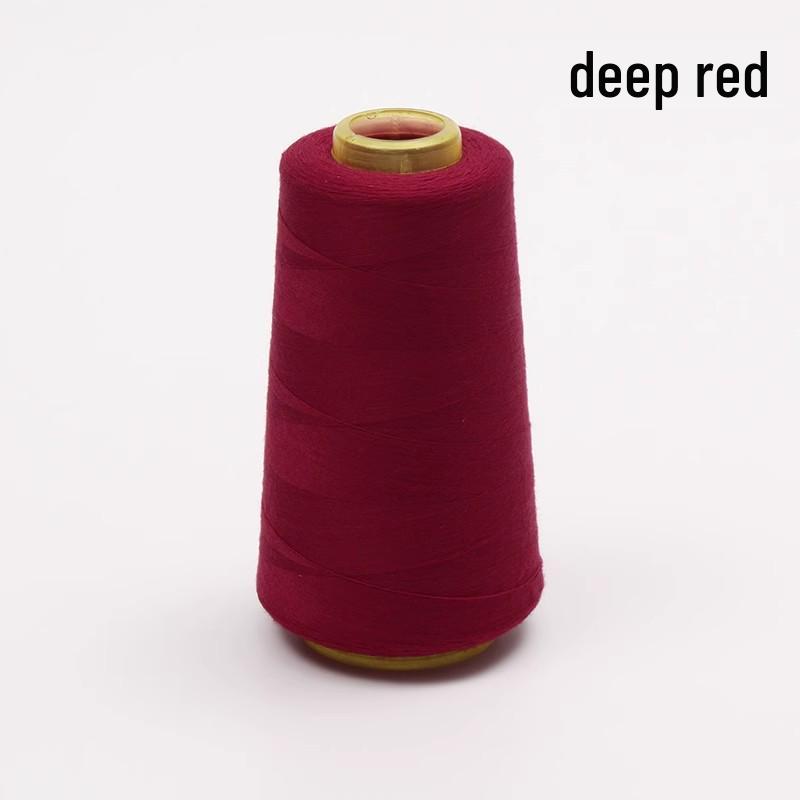 Large Cone of White Polyester Sewing Thread for Machines and Hand Sewing