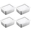 Stainless Steel Food Storage Containers Airtight Snack Containers with Lid Stackable Lunch Box for Camping Picnics School