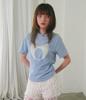 NICEGHOSTCLUB Head Symbol Tee_Light Blue(Ng2Gmft503A)