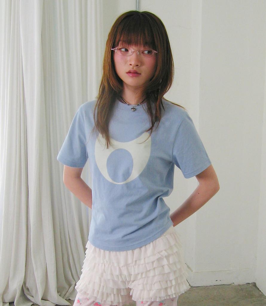 NICEGHOSTCLUB Head Symbol Tee_Light Blue(Ng2Gmft503A)