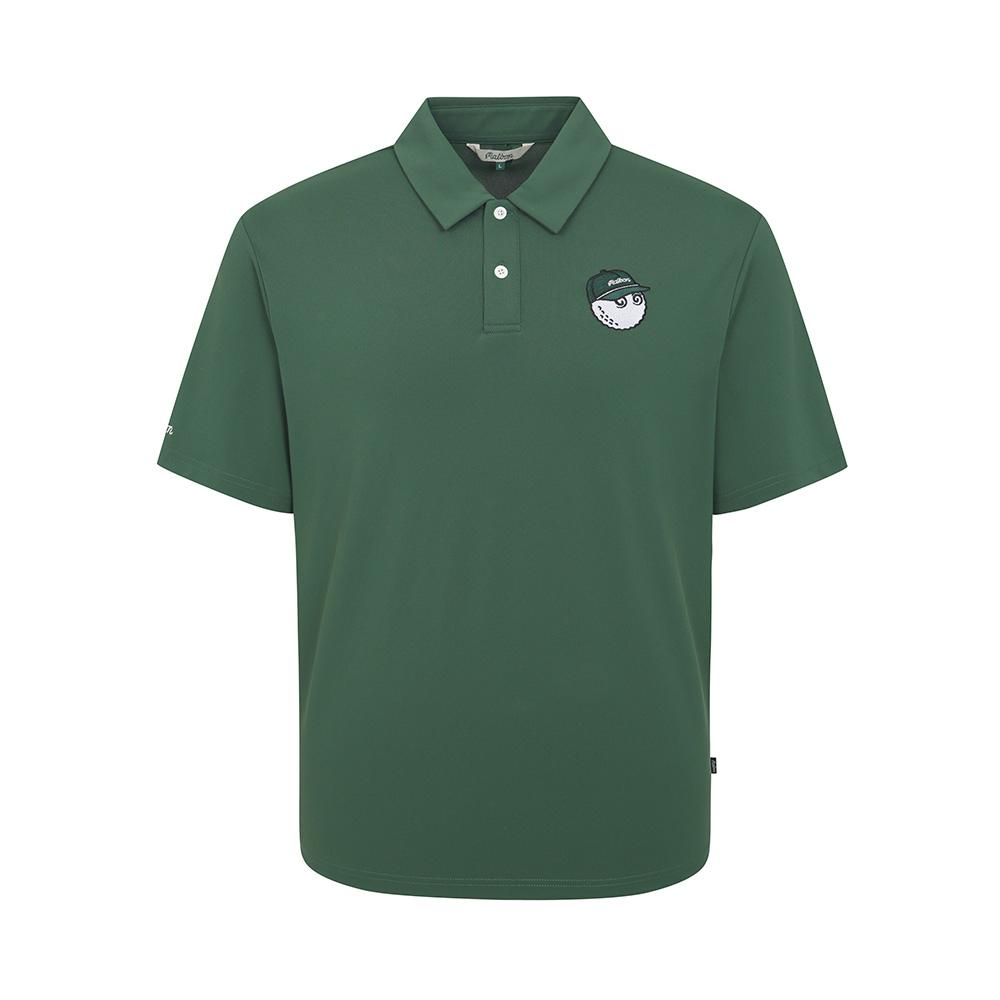 MALBON GOLF Fairway Baldwin Polo Shirt Green (Man)