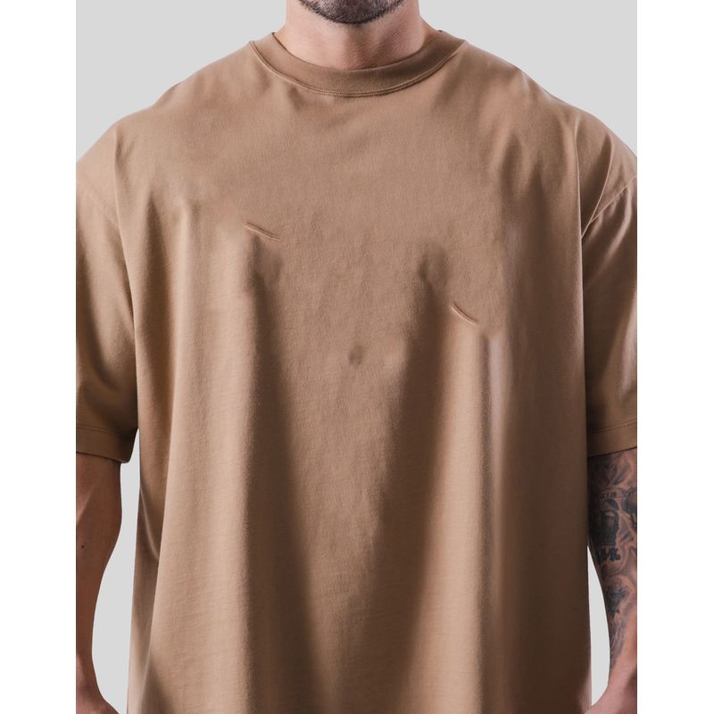 Heavy Weight Pure Cotton round Neck T-Shirt Men Fashion Loose Plus Size Pure Color Fitness Clothes Breathable Summer Sports Short Sleeve
