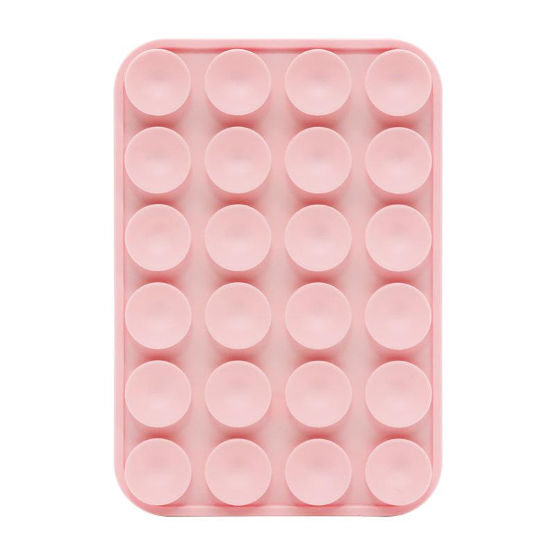 Double Side Silicone Suction Pad For Mobile Phone Fixture Suction Cup Backed Adhesive Silicone Rubber Sucker Pad For Fixing Tool