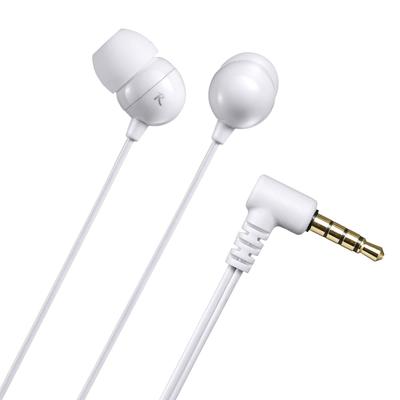 Sanwa Supply Stereo Earphones with Microphone (White) MM-HS709W FREE