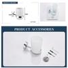 1set Wall Mount Cup Holder Durable Drilling Dispenser Modern Bathroom Organizer Toothbrush Holder Accessory Bathroom Cup Holder