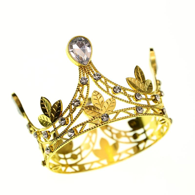 Crown diadém děti princezna holčička koruna narozeniny pečení dekorace ozdoby svatební šperky kulatý diadém výkon