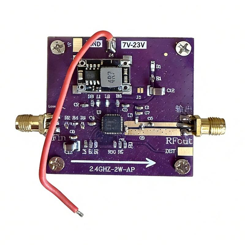 Szm2166 2.4Ghz -2.5Ghz 2W Rf Amplifier Wifi Amplifier Picture Transmission Amplifier Bluetooth